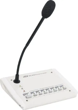 6 Zone Paging Console The optional A 4352 control PCB and A 4353 paging console allows remote paging to the 120, 240 and 480W JDM public address amplifiers.