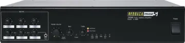 Public Address Amplifier (PA) 250W 6 Input Designed for applications requiring up to six microphone inputs, without compromising output power and overall performance. Each model features inputs which can be configured for either microphone or line level operation.