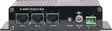 4 Zone Compact Paging Relay Box To Suit Redback Paging Console The A4469 zone relay unit may be installed remotely and has been designed to switch either low level inputs or amplifier outputs and interfaces the A4660 paging console with existing PA systems.