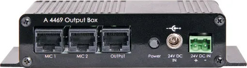 The A4469 zone relay unit may be installed remotely and has been designed to switch either low level inputs or amplifier outputs and interfaces the A4660 paging console with existing PA systems.