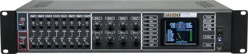 Designed to meet the demands of todays complex audio installations. This very versatile, cost effective, PA/BGM control system is suitable for clubs, pubs, gyms etc. It is ideally suited as a central controller for all audio inputs and outputs.