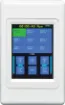 The A4495 wall plate allows remote selection of the A4480B zone input audio source and volume level (1 plate required per zone).