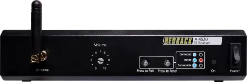 This commercial grade BT 5.0 receiver offers the ability to interface Bluetooth audio devices into public address systems.