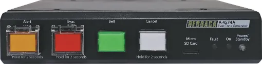 This unit has provision for playback of Alert, Evacuation and chime tones as well as an alert and/or emergency message. When connected to a paging system amplifier, building occupants can be alerted and/or evacuated in the event of an emergency e.g.: fire, gas leak, bomb scare, earthquake.