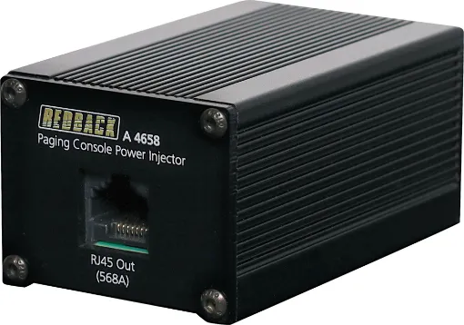 Designed to provide external power injection to the new A 4660 Redback Paging Console. 