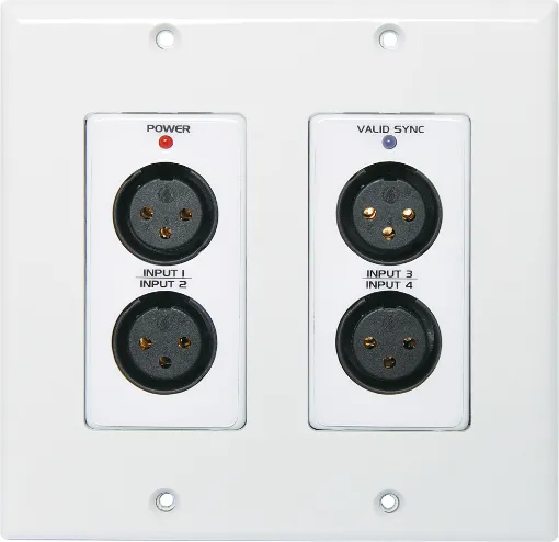 Dante Interface 4 x Mic/Line Inputs, 2 x Line Outputs