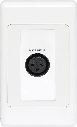 This 3 pin XLR Line/Balanced input wallplate can be used in a stand-alone point to point basis, allowing balanced signals to be sent over long distances (up to 600m depending on cable used and configuration of plates). 