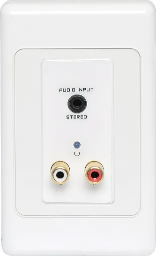 This Stereo RCA and 3.5mm Jack Wallaplate can be used in a stand-alone point to point basis, allowing signals to be sent over long distances (up to 600m depending on cable used and configuration of plates). 