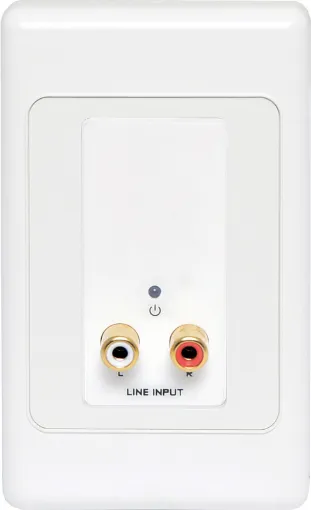 This Stereo RCA input wallplate can be used in a stand-alone point to point basis, allowing signals to be sent over long distances (up to 600m depending on cable used and configuration of plates). 