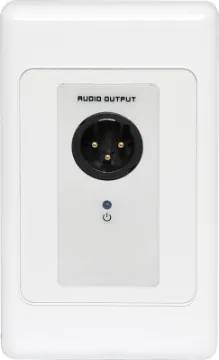 3 Pin XLR Line/Balanced Output UTP Balun Wallplate This 3 pin XLR Balanced Output wallplate can be used in a stand-alone point to point basis, allowing balanced signals to be sent over long distances (up to 600m depending on cable used and configuration of plates).
