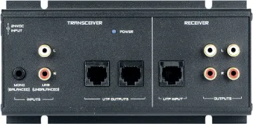 Local Input/Output Hub Interface Box A compact system hub for interfacing input and output wallplates together with existing zone audio amplifiers and audio sources.