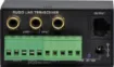 This audio distribution system uses affordable UTP cabling to send up to three balanced inputs (terminal block) or mono RCA signals over long distances. 