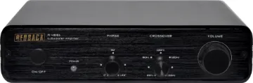 200W Subwoofer Amplifier   A compact dedicated subwoofer amplifier providing up to 200W into 4 ohms. Ideally paired with the A 4860 and C 1065 ceiling subwoofer, but is also suitable for any passive subwoofer. Ideal for integration with commercial systems in fashion boutiques, shopping centres, gymnasiums etc. Front panel provides level control, phase adjustment and crossov