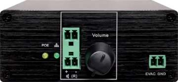 Merlaud IP Communicator Zone Decoder The zone decoder provides a way to interface traditional stereo and 100V line PA systems with the Merlaud IP communicator system.