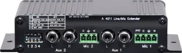 2 Input Mini Mixer With Vox Muting This compact 2 input mixer which accepts either a line level signal or balanced microphone signal for each input. The output signal is suitable for feeding an amplifier with either a line level input or balanced microphone input. Input one will vox mute i