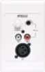 This mic/line pre-amp wallplate accepts either a microphone or line input and converts the signal to a balanced high level output. The 3V output signal is carried via Cat5e cable, (suitable for distribution up to 300m without interference) back to the A 4930 Hub.