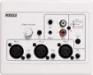 These local zone input wallplates allow for multiple mic/line inputs to be sent over UTP cabling back to a single UTP receiver for connection to a zone amplifier. This model also features bluetooth audio streaming for local zone playback of music.