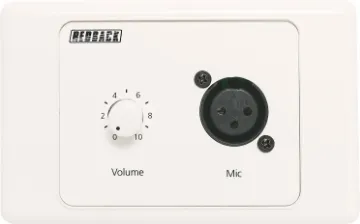 3 Pin XLR Transmitter Wallplate This handy interface wallplate allows balanced signals to be transmitted over long distances using economical UTP data cabling.