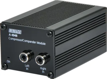 Line Level Compressor/Limiter This compact module is designed to go inline with an audio input source like CD/Blu-Ray etc to the input of a mixer or amplifier. It maintains a constant level to the mixer/amp regardless of the amplitude of the input signal.