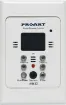 Installed in each zone, this optional wallplate enables selection of input source, volume setting and mute function. A local 3.5mm jack input is provided for connection to iPod or similar. This input automatically mutes signals from the A 5430 unit. Each