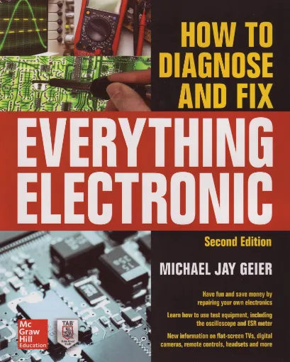An up-to-date guide to repairing everything from aging technology such as VCRs, turntables, and camcorders to the latest equipment such as DVD players, LCD TVs, and DLP projectors. 