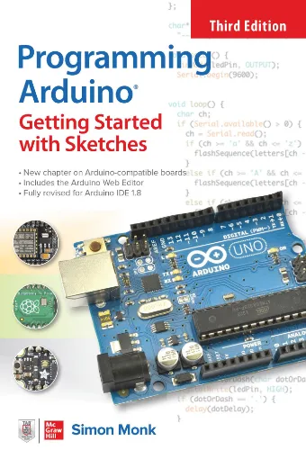 An introductory Arduino programming guide for artists and hobbyists. Leads readers from basic through to advanced C programming concepts. Fast-paced tutorials for developing working Sketches (the name given to Arduino programs). 3rd edition