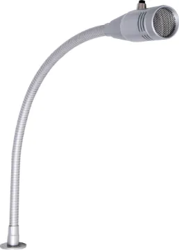 Gooseneck Supermarket Paging Microphone This incredibly sturdy all metal microphone is built to survive the rigours of supermarkets & fast food restaurants.