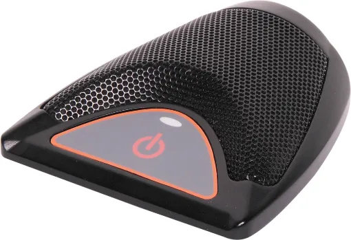 This boundary microphone is designed to be surface mounted and is fitted with a high sensitivity electret insert. The sturdy diecast case and steel grille offers robust protection, while the rubber base plate minimises vibration pickup. A front panel on/o