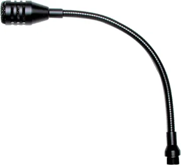 Dynamic Screw Mount Gooseneck Microphone This elegant gooseneck microphone features smooth, brilliant sound with excellent ambient noise control and feedback rejection. It's screw base is suitable for mounting on equipment or permanent desk mounting . The slimline design of this mic  makes it id