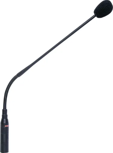 This elegant gooseneck microphone features smooth, brilliant sound with excellent ambient noise control and feedback rejection. It is ideal for installations requiring the use of a high performance non-obtrusive microphone. The slimline design of this mic