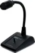 This desk microphone has a tapered low frequency response for articulate speech reproduction and enhanced clarity.  Fitted with a 2 metre lead and terminated with either a 3 pin XLR, 5 pin XLR or 5 pin DIN connector.  The 5 pin XLR and 5 pin DIN type conn