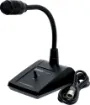 This desk microphone has a tapered low frequency response for articulate speech reproduction and enhanced clarity.  Fitted with a 2 metre lead and terminated with 5 pin XLR connector. Includes a PTT mute switching pair. 