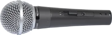 Studio Quality Entertainers Handheld Unidirectional Microphone This fine quality microphone has been styled on the famous Shure&trade Bros SM58.  In our opinion the reproduction is every bit as good as the genuine article.  Housed in a sturdy diecast body and fitted with a silent action reed type on/off switch.