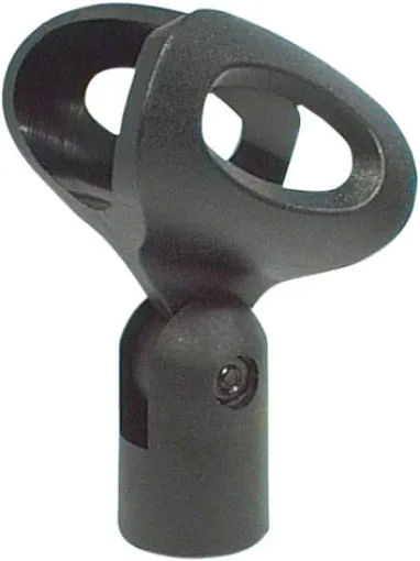 Designed to suit large radio mics. Uses standard 5/8&quot thread to enable direct fitting to most mic stands and goosenecks. Features flexible plastic to allow the accommodation of a variety of microphone sizes.