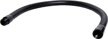 450mm Black Gooseneck Microphone Extension Microphone gooseneck incorporating 5/8" thread male to female. Matching bench mount bases C 0420/21. 450mm Black.