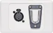 This 3 Pin XLR wall plate are fitted with a clip for holding. fist type CB microphones. 