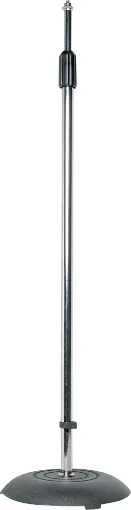 Sturdy telescopic stem with friction grip adjustment. Includes screw adaptor attachment (5/8&ampquot) for mic holder etc.

80cm to 145cm