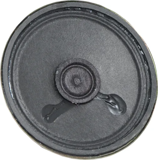 500mW, 8&Omega. Popular for use in kits. 
Large ferrite magnet. Fixed using glue or clamping bracket.