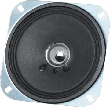 100mm 5W 4/8 Ohm Paper Cone Speaker 5 watt max. 4 and 8&Omega taps. Great for use in intercoms, as monitor speakers, etc. 
Diagonal mounting hole centres at 117mm.