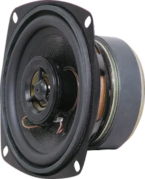 100mm 10W 8 Ohm Coaxial Speaker This high performance coaxial speaker is ideal for PA applications, background music systems or hi-fi extension speakers.
Diagonal mounting hole centres at 117mm. Mounting depth 50mm