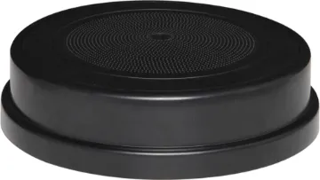 200mm 5W 100V Black One-Shot Surface Mount EWIS Speaker Super Fast Installation. Save Time & Money! 
Saving valuable installation time the innovative One-Shot range is moulded from industrial grade, high impact polystyrene and designed to mount directly to the underside of concrete slabs or inacce