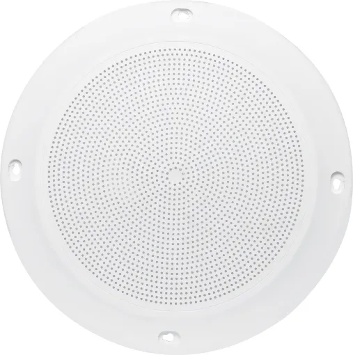 Super slimline grille with screw flush caps. Excellent for architecturally sensitive applications. Includes speaker mounting posts for 200mm speaker.