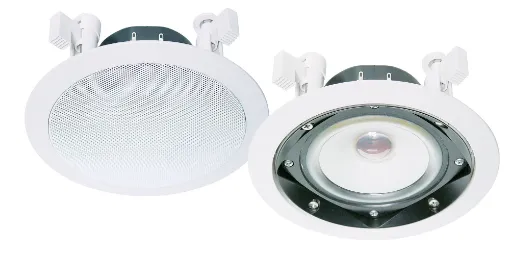 Employing an all-weather polypropylene cone and rubber surround ensuring extended service life
when used either for indoor or outdoor applications. Extremely compact it is well suited to confined areas. The C 0840 is an excellent choice for mounting in b