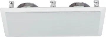 2x130mm 30W 2 Way Centre Channel Ceiling Wall Speaker An important part of any surround system is the centre speaker. This is the speaker that primarily produces movie dialogue and as such must be mounted as close as possible to the TV screen. Designed to be flush mounted, this speaker is fantastic for use i