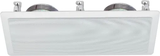 An important part of any surround system is the centre speaker. This is the speaker that primarily produces movie dialogue and as such must be mounted as close as possible to the TV screen. Designed to be flush mounted, this speaker is fantastic for use i