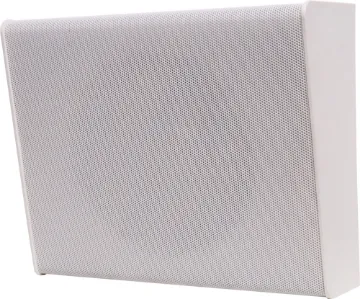 165mm 6W 100V Surface Mount ABS Wall Speaker A slimline 6.5” loudspeaker constructed from high impact ABS with metal mesh grill.