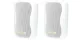 30W 8 Ohm White Wall Mount Speaker Pair A great addition to any alfresco area these wall speakers offer high performance music reproduction for an affordable price! 3.5β 30W RMS drivers.  8O input.
