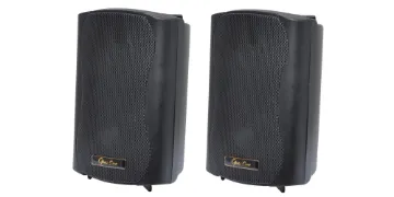 30W 8 Ohm Black Wall Mount Speaker Pair A great addition to any alfresco area these wall speakers offer high performance music reproduction for an affordable price! 3.5” 30W RMS drivers.  8O input.