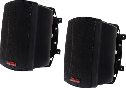 These wall mount music speakers feature exceptional sound quality for both domestic  and commercial applications and PA sound reinforcement.