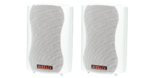 These high power Redback Bookshelf Series music speakers feature exceptional sound quality for professional sound reinforcement. They offer a stylish contoured profile together with a quick mounting bracket that virtually disappears once mounted. Connect